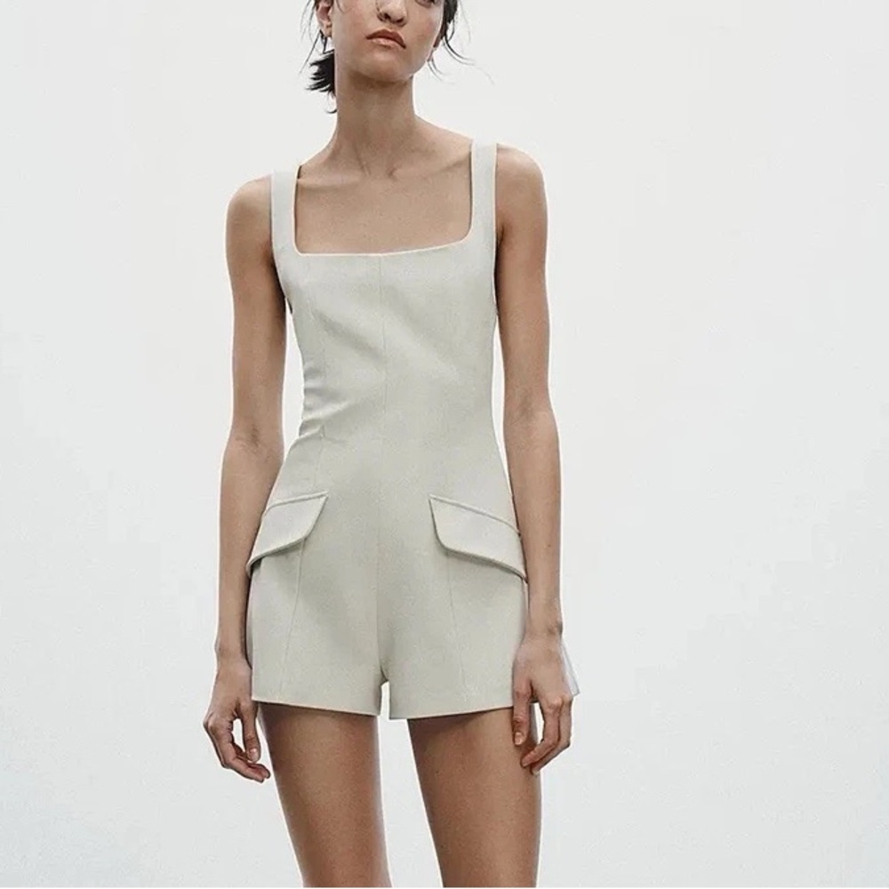Square-Neck Romper